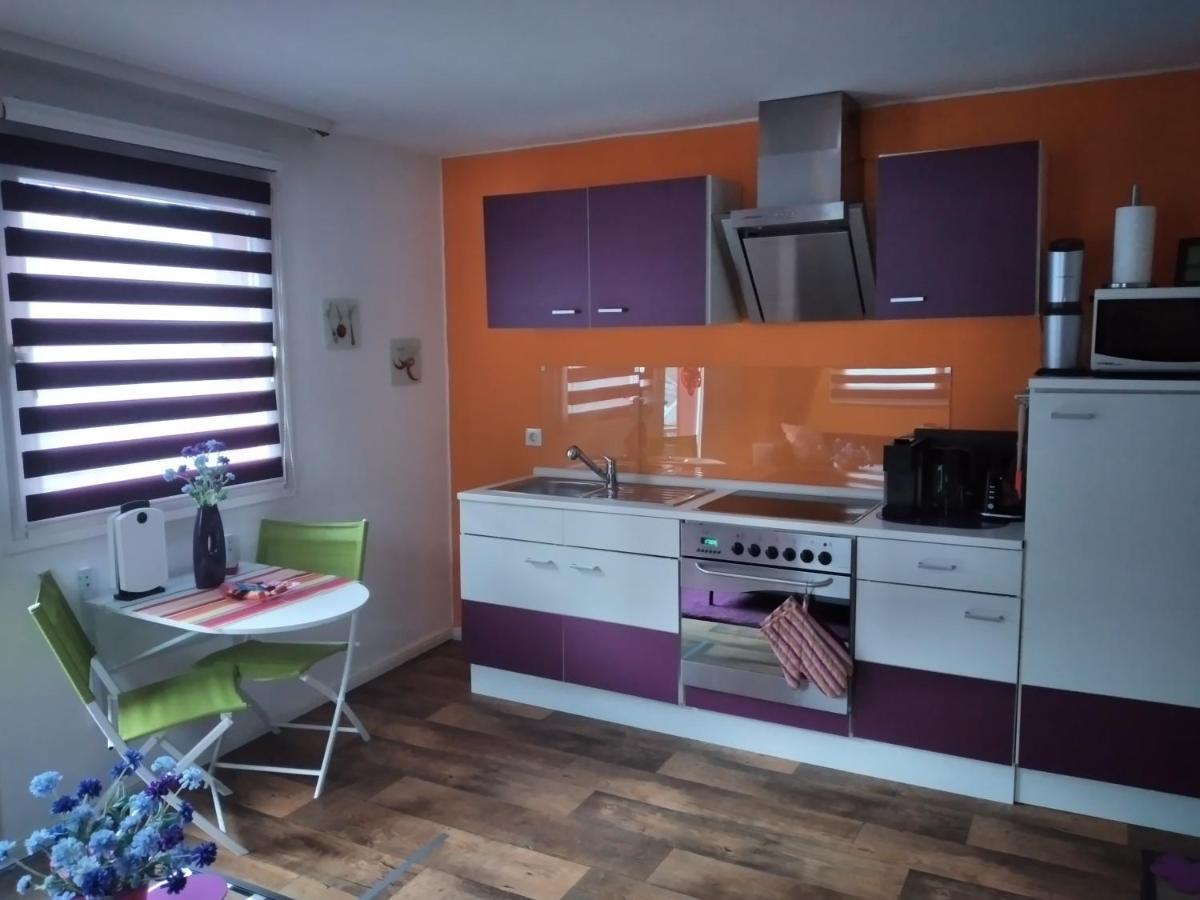 Ferienwohnung "Kunterbunt" Mit Burgblick Und Dachterrasse Monschau Dış mekan fotoğraf