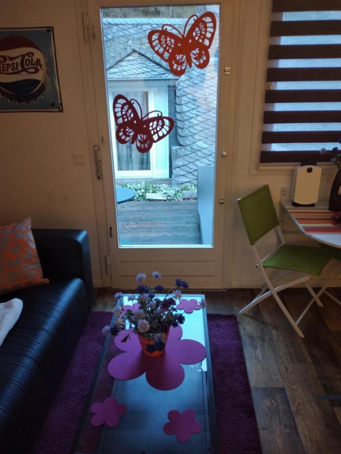 Ferienwohnung "Kunterbunt" Mit Burgblick Und Dachterrasse Monschau Dış mekan fotoğraf