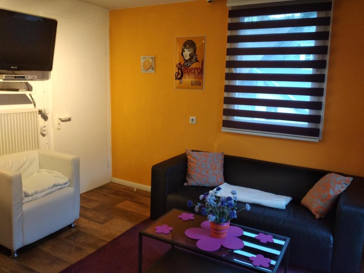 Ferienwohnung "Kunterbunt" Mit Burgblick Und Dachterrasse Monschau Dış mekan fotoğraf